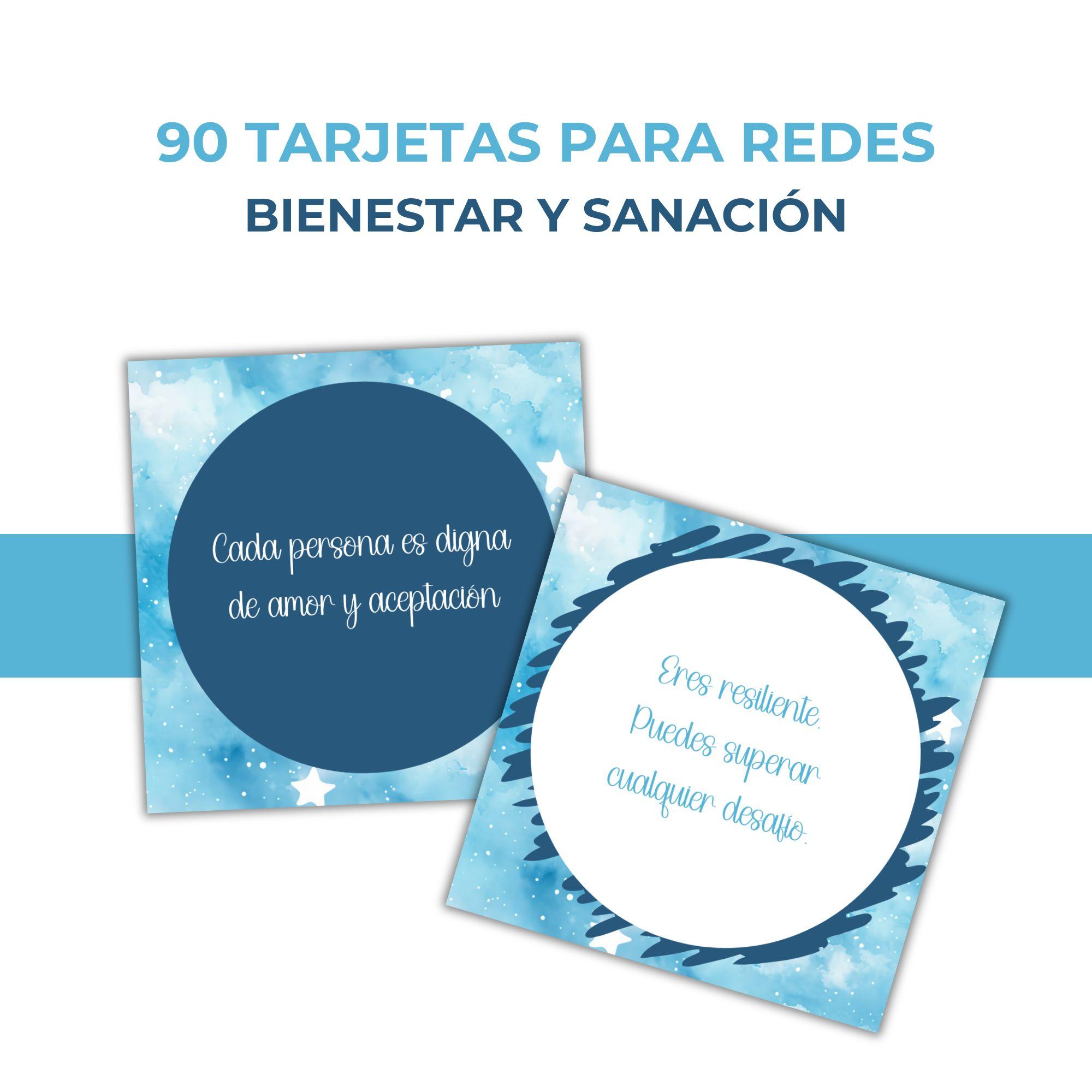 Tarjetas para Redes Sociales - Frases de Bienestar y Sanación - Imagen 3