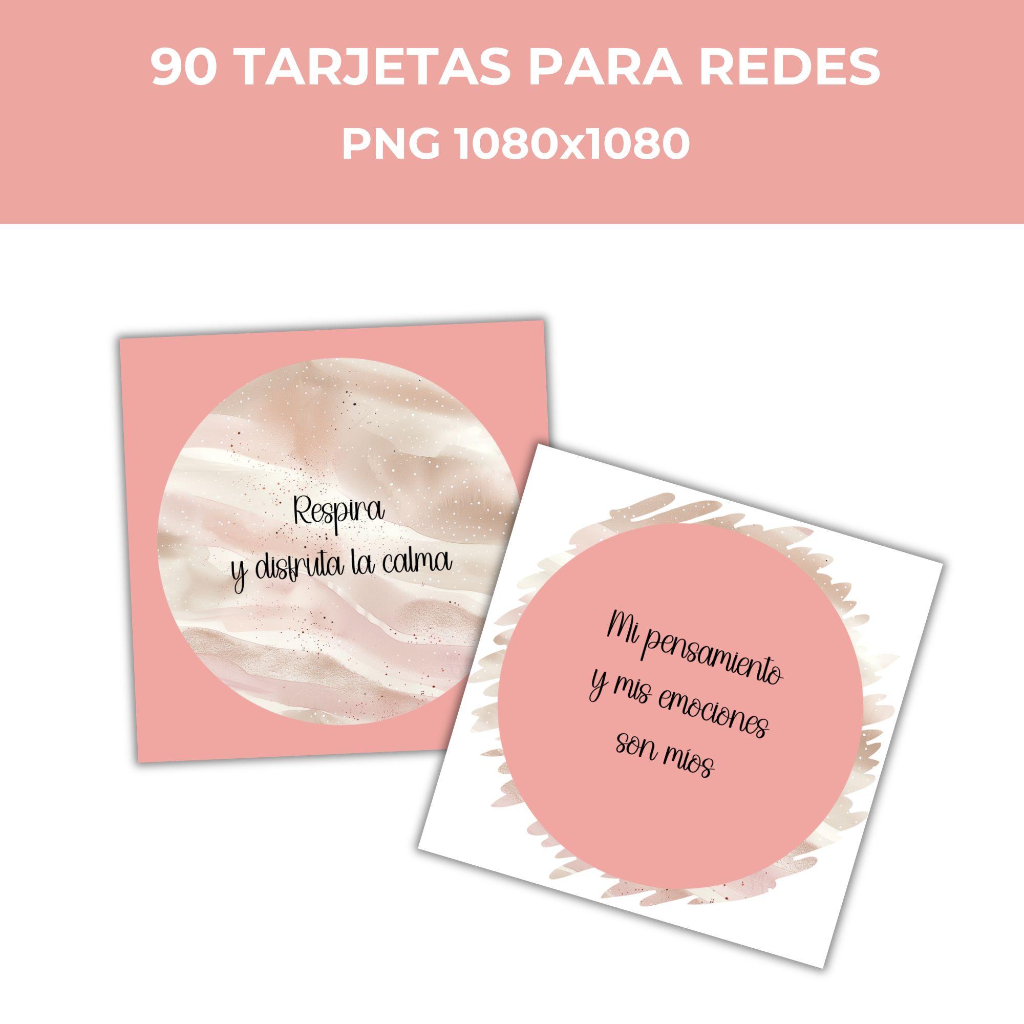 Tarjetas para Redes Sociales - Frases de Bienestar y Sanación - Imagen 6