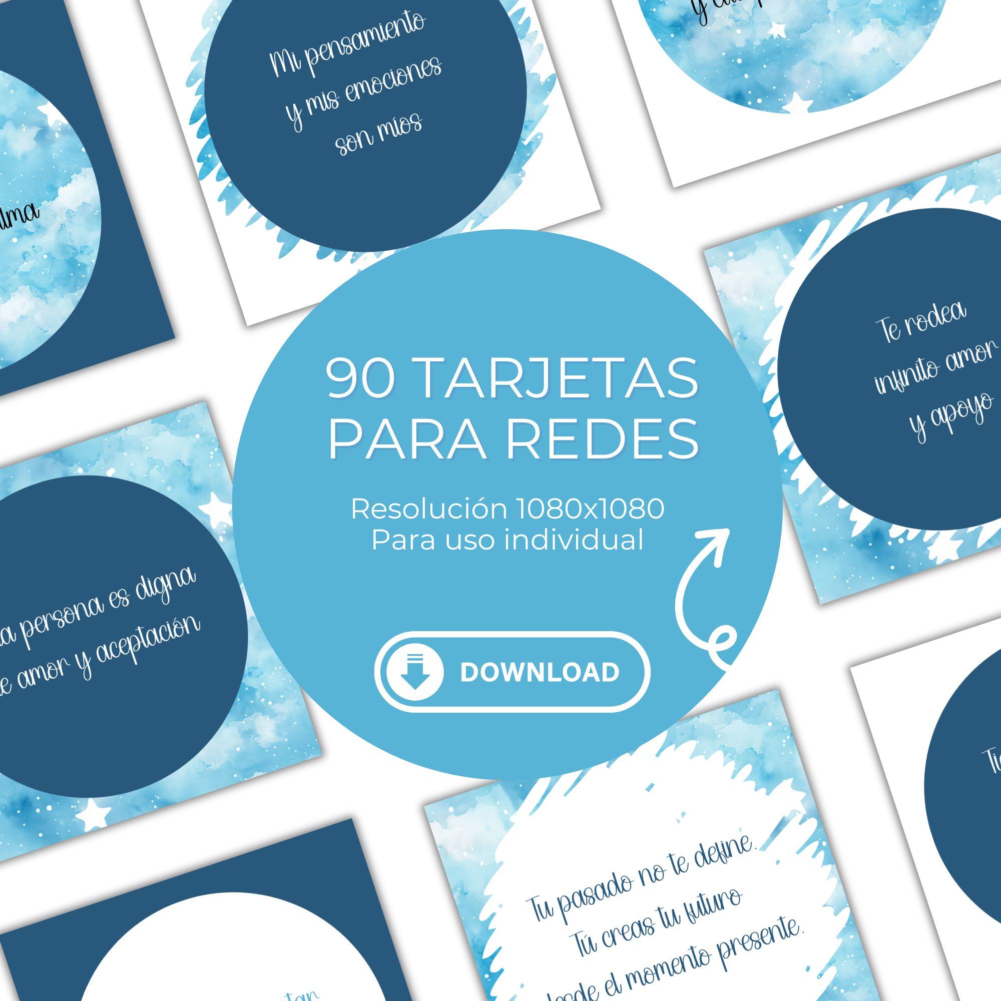 Tarjetas para Redes Sociales - Frases de Bienestar y Sanación - Imagen 2