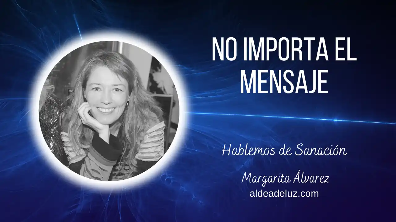 Portada No importa el mensaje. Solo importa sanar